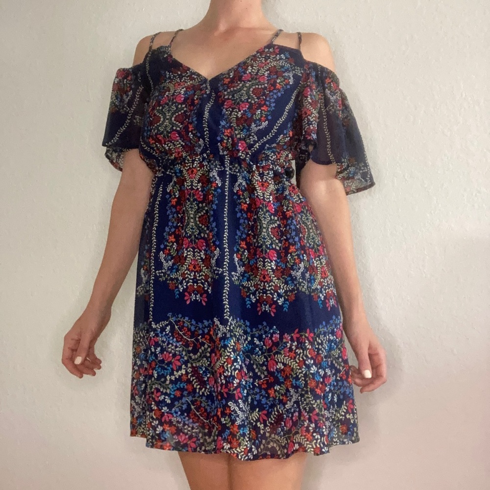 $6 cute floral off shoulder summer dress